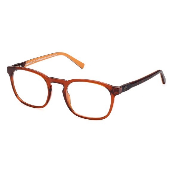 NWT TIMBERLAND TB1767 048 51 Shiny Dark Brown Eyeglasses - Picture 1 of 2